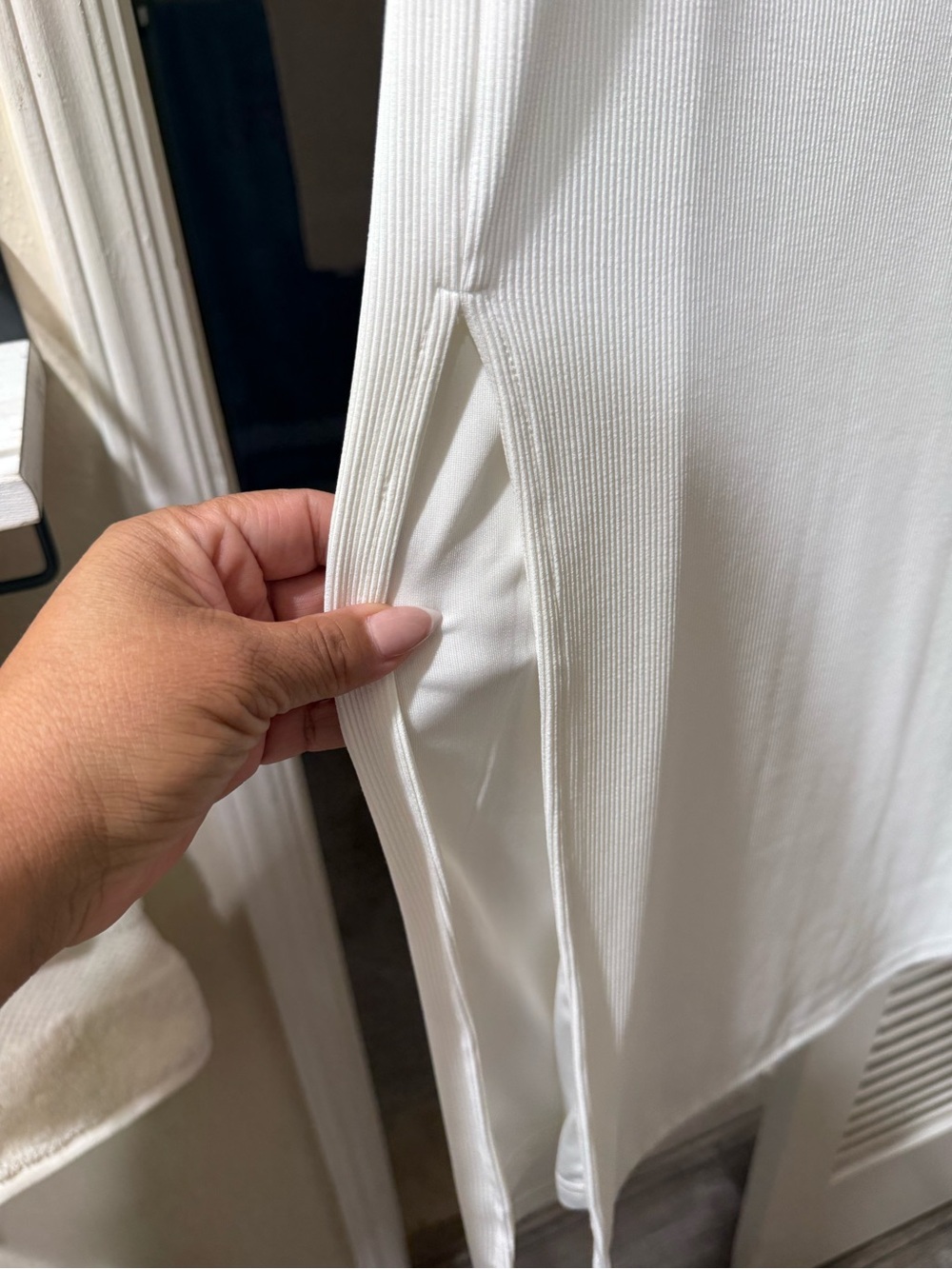 White Strapless Bodycon Maxi Dress - Picture 4 of 11